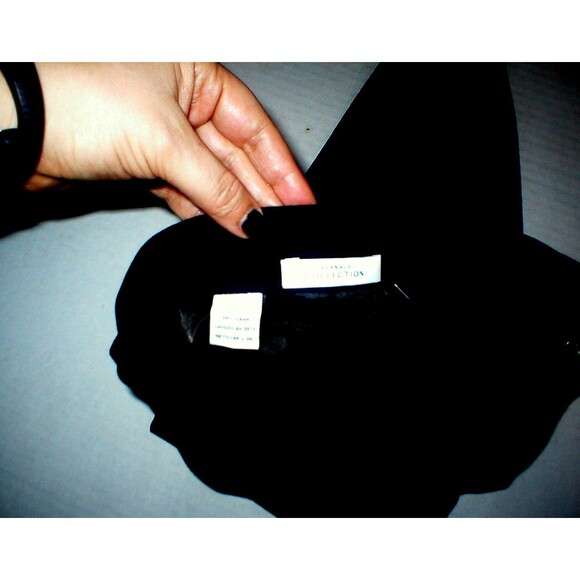 Designer New Versace Collection Pencil Skirt Womens Black 26 X 24.5 Authentic - Picture 6 of 8